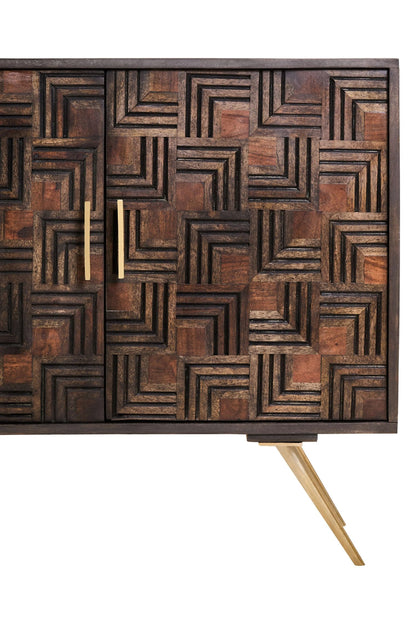 Minehead 2 Door Mango Wood Sideboard