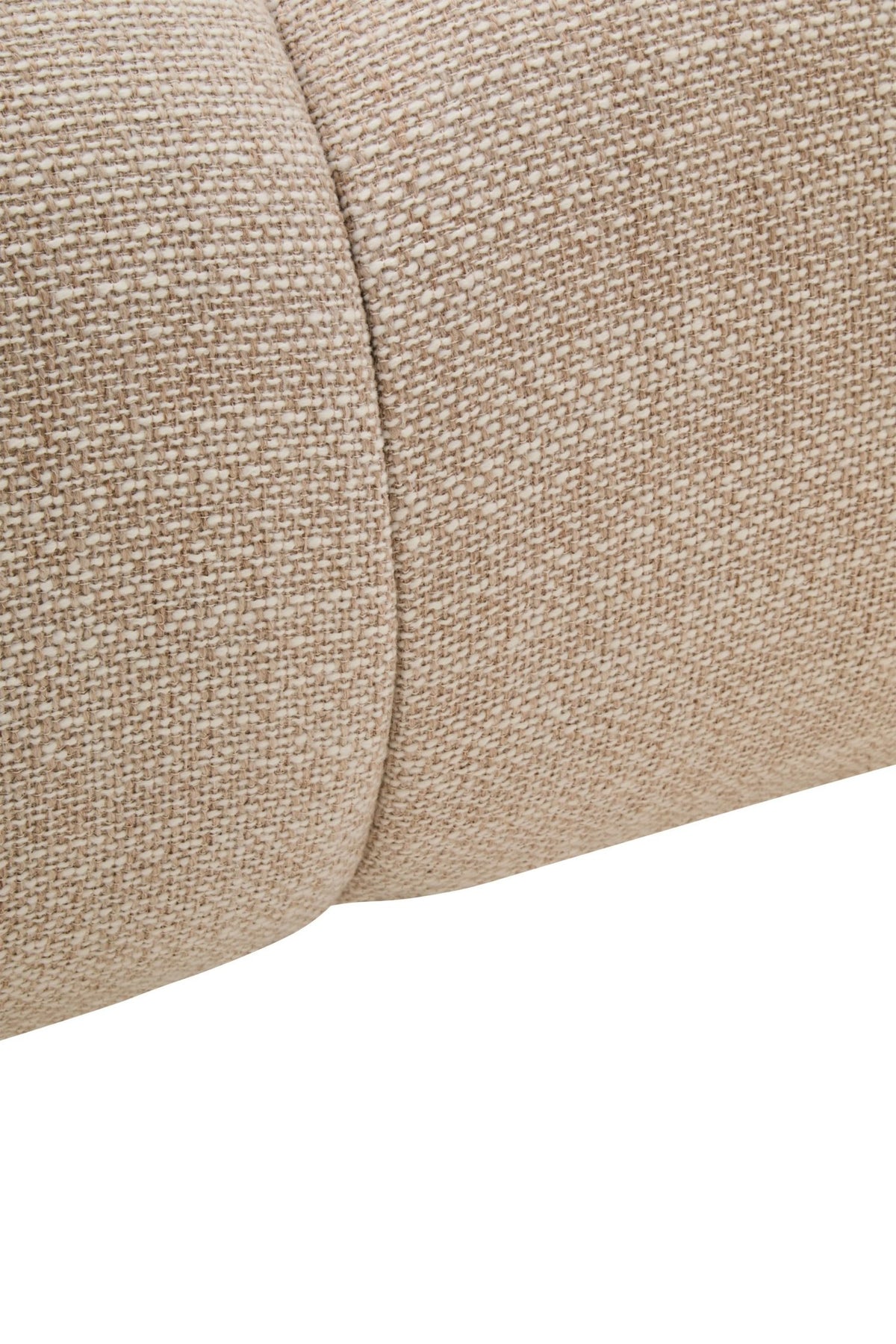 Beverley Cream Linen 3 Seater Curved Sofa