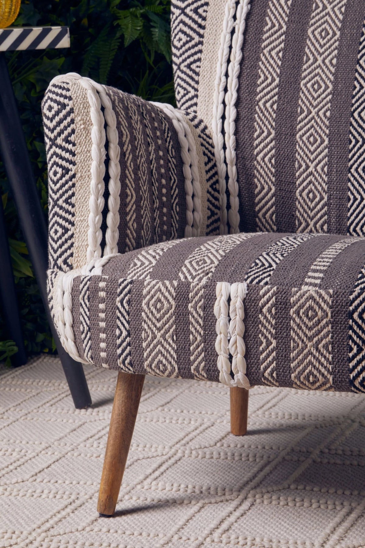 Granada Grey and White Chair