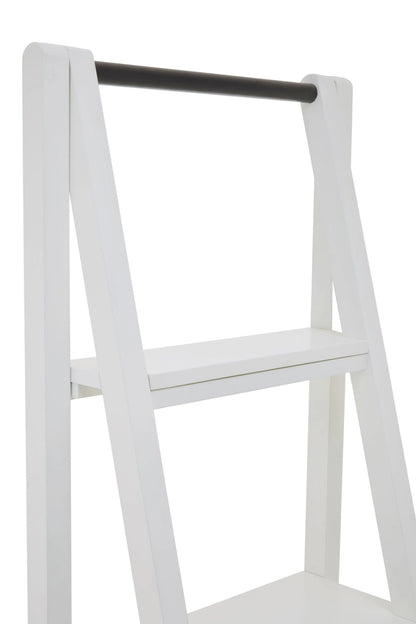 Glastonbury White 4 Tier Shelf Unit
