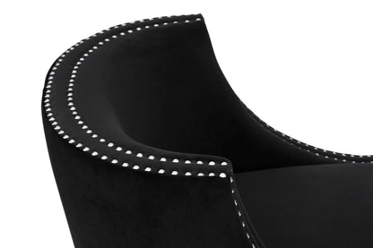 Sorrento Velvet Chair with Acrylic Legs 