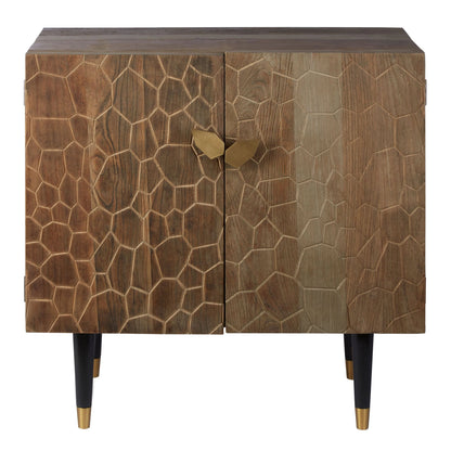 Maldon Recycled Elm Wood 2 Door Sideboard