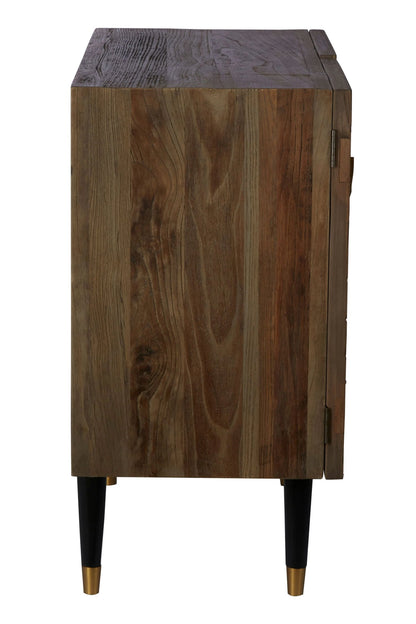 Maldon Recycled Elm Wood 2 Door Sideboard