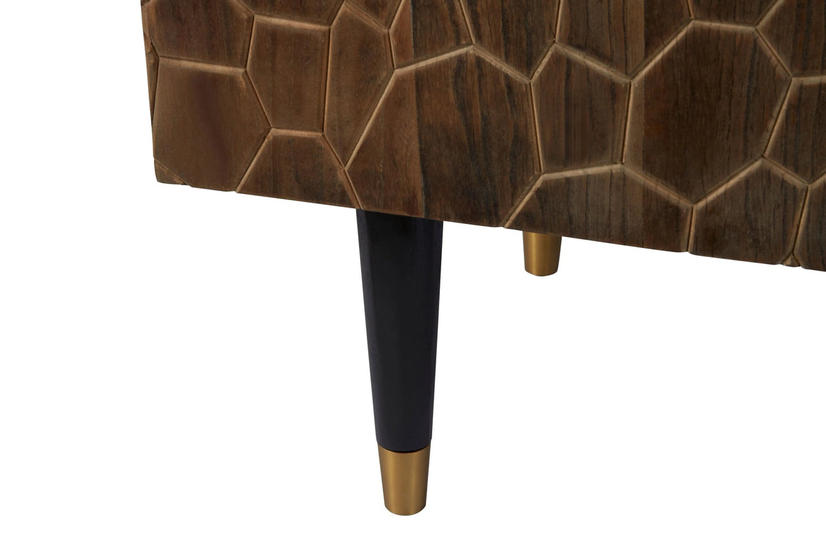 Maldon Recycled Elm Wood 2 Door Sideboard