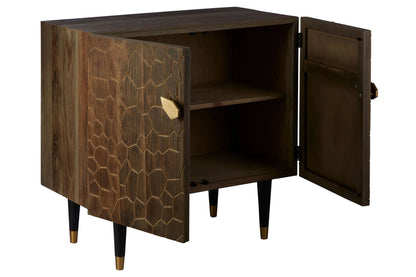 Maldon Recycled Elm Wood 2 Door Sideboard