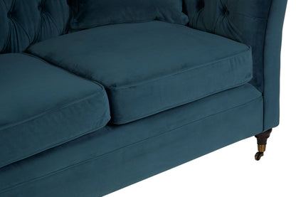 Naples Two Seat Velvet Sofa 