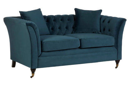 Naples Two Seat Velvet Sofa 