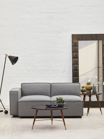 Marylebone Grey Fabric Modular Sofa (left-hand)