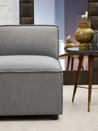 Marylebone Grey Fabric Modular Sofa (left-hand)
