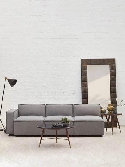 Marylebone Grey Fabric Modular Sofa (left-hand)