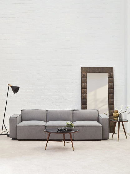 Marylebone Grey Fabric Modular Sofa (left-hand)