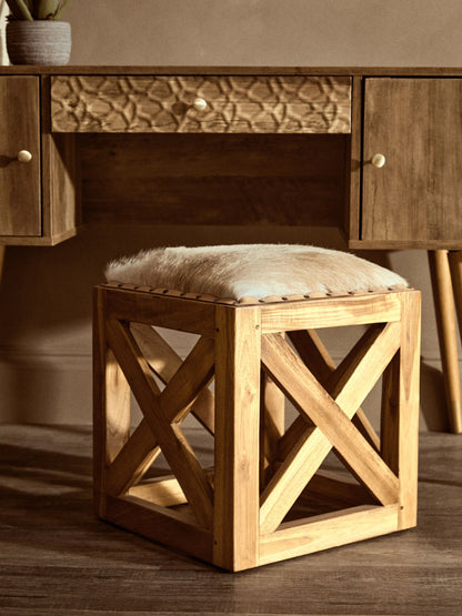 Mayfair Wood Veneer Desk with Storage