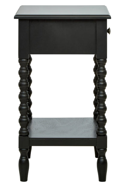 Savoy One Drawer Bobble Detail Wooden Bedside Table 
