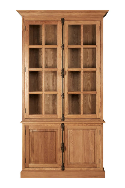 Cannes Oak Wood Tall Cabinet 
