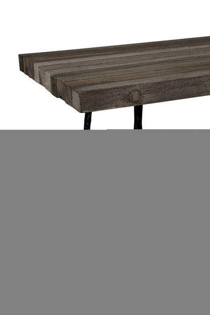 Siena Recycled Oak Wood Rectangular Dining Table