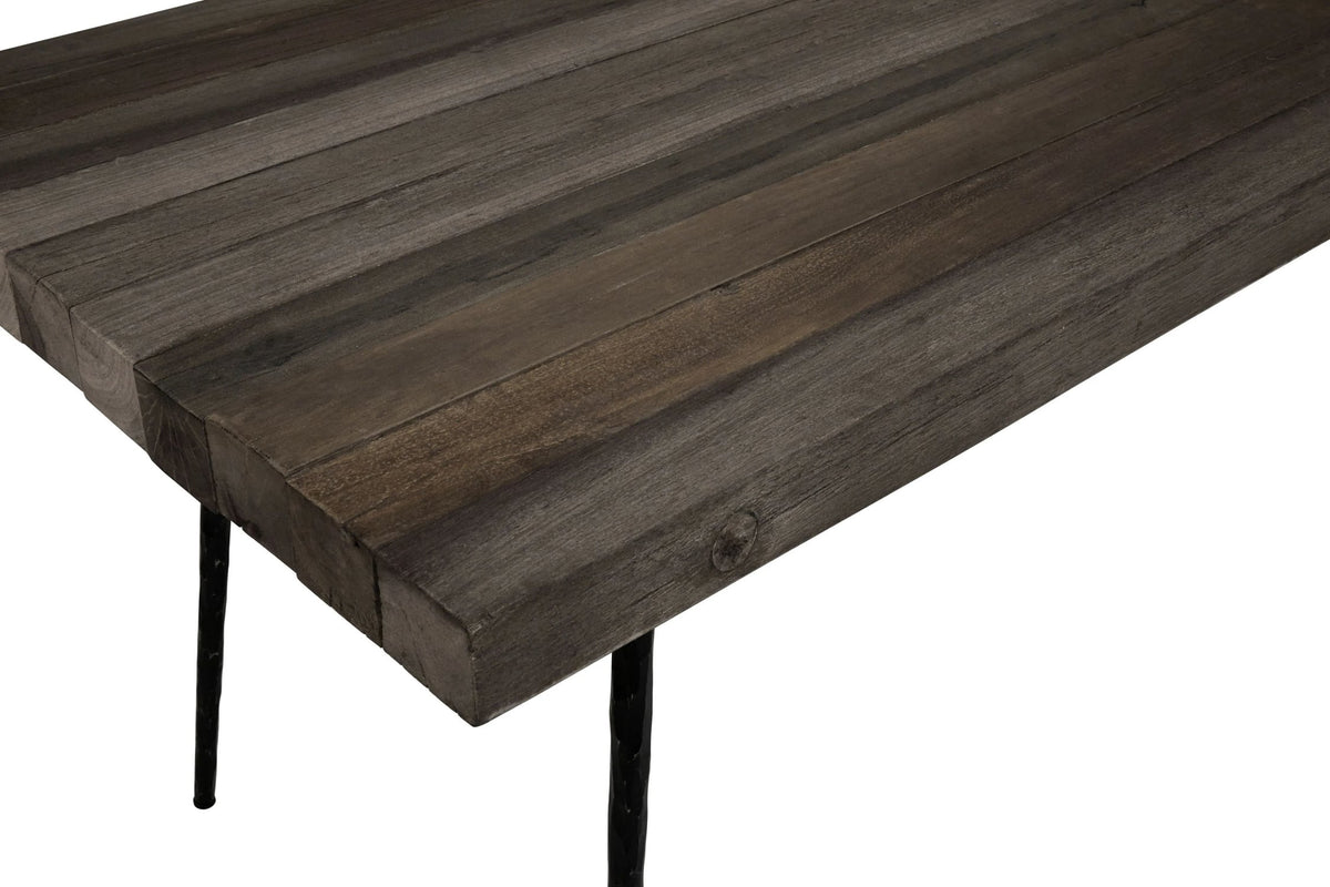 Siena Recycled Oak Wood Rectangular Dining Table