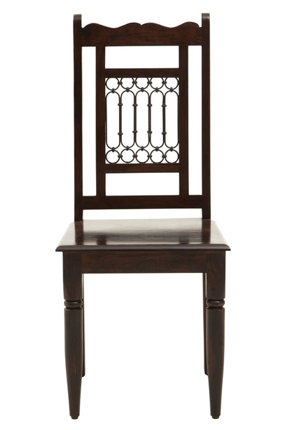 Brooklyn Dark Sheesham Wood Dining Chair