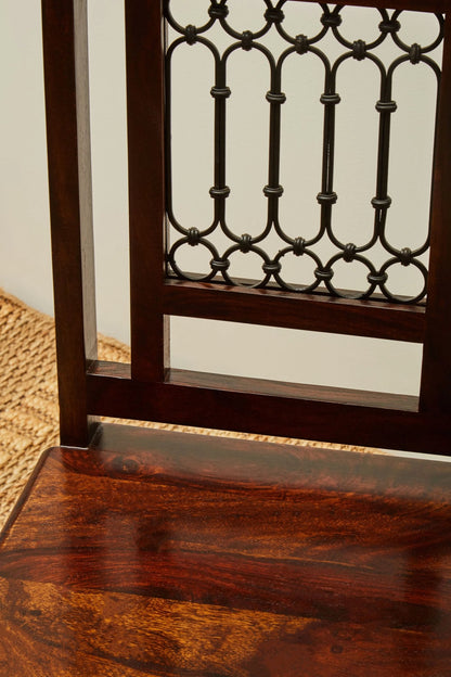 Brooklyn Dark Sheesham Wood Dining Chair