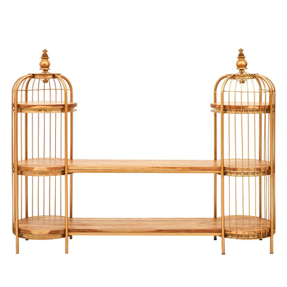 Lyndhurst Double Birdcage Wide Shelf Unit 