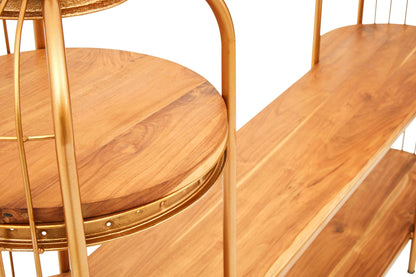 Lyndhurst Double Birdcage Wide Shelf Unit 