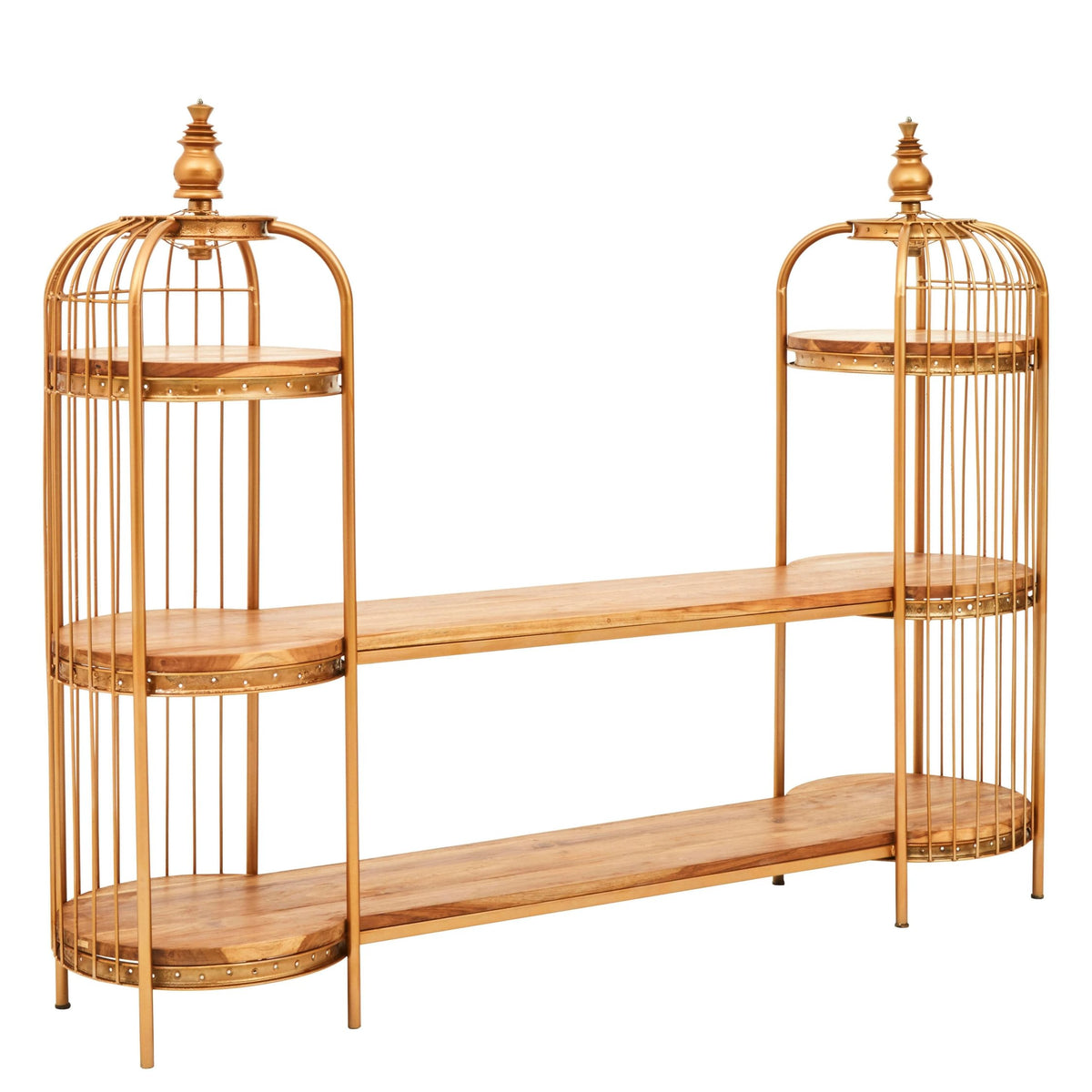 Lyndhurst Double Birdcage Wide Shelf Unit 