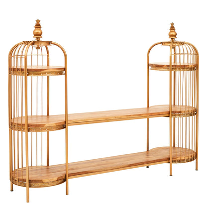 Lyndhurst Double Birdcage Wide Shelf Unit 