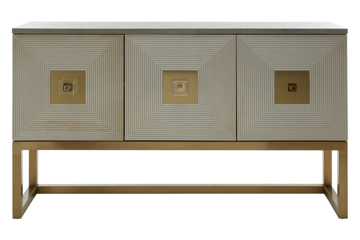 Truro Grey and Champagne Finish Sideboard
