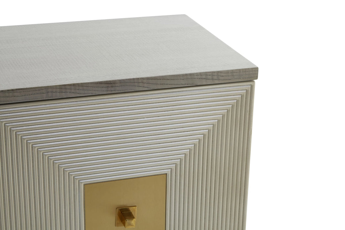 Truro Grey and Champagne Finish Sideboard