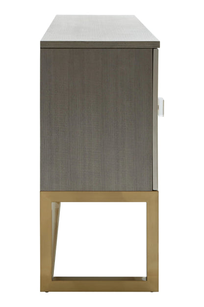 Truro Grey and Champagne Finish Sideboard