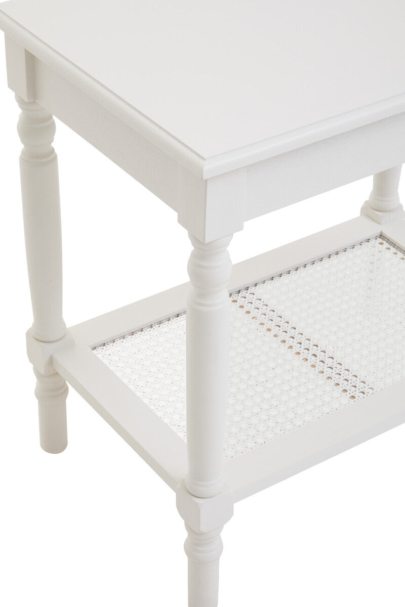 Savoy Wooden Side Table with Lower Shelf 