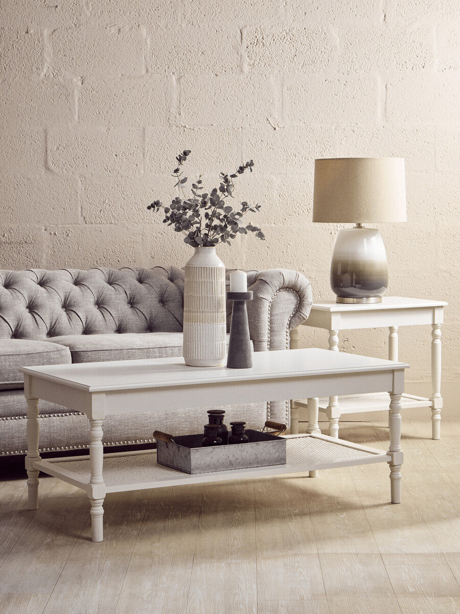 Savoy Wooden Side Table with Lower Shelf 