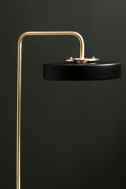 Barnard Black Shade Floor Lamp