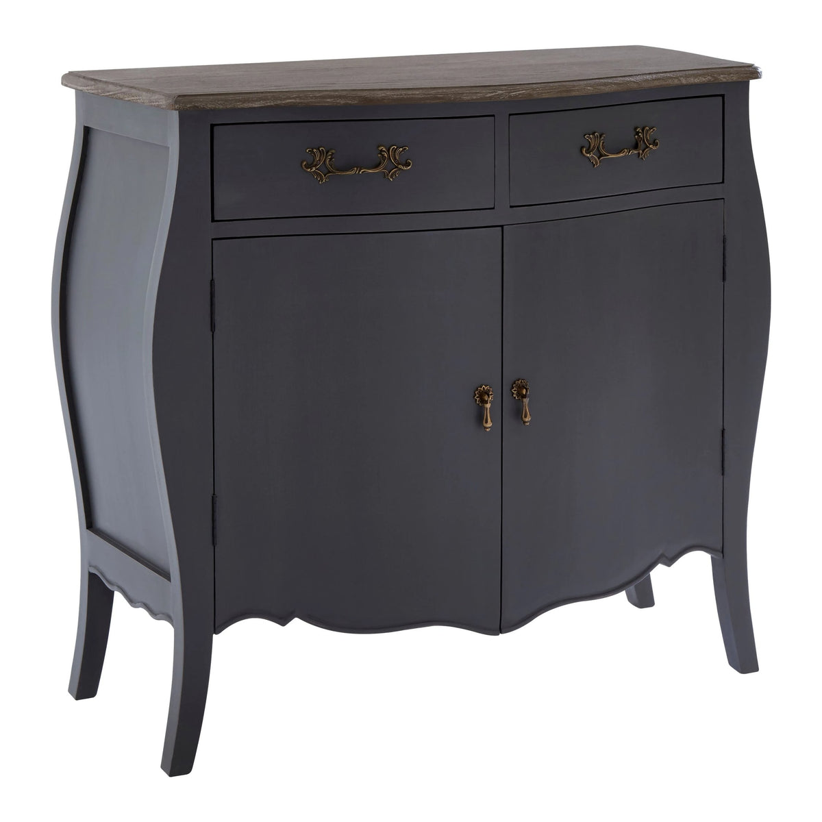 Stirling Two Door Dark Grey Sideboard