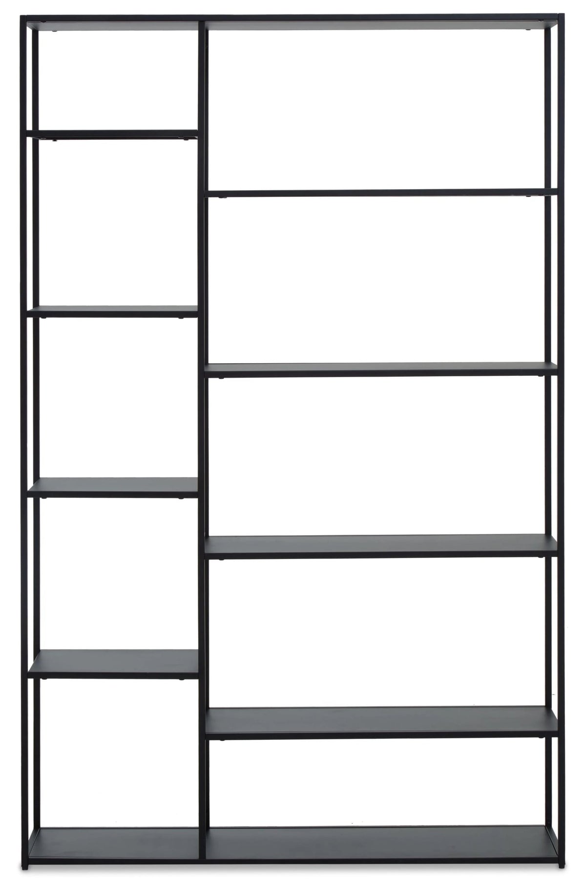 Oxford Black Metal Multi Tier Shelf Unit