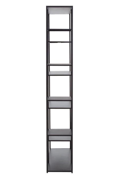 Oxford Black Metal Multi Tier Shelf Unit