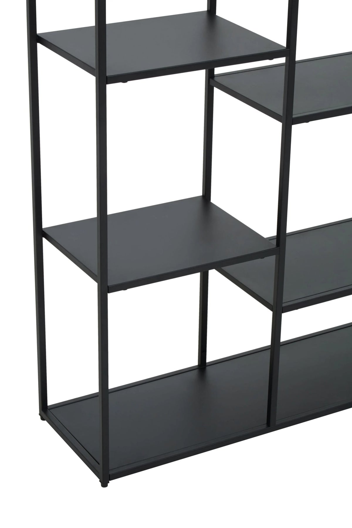Oxford Black Metal Multi Tier Shelf Unit