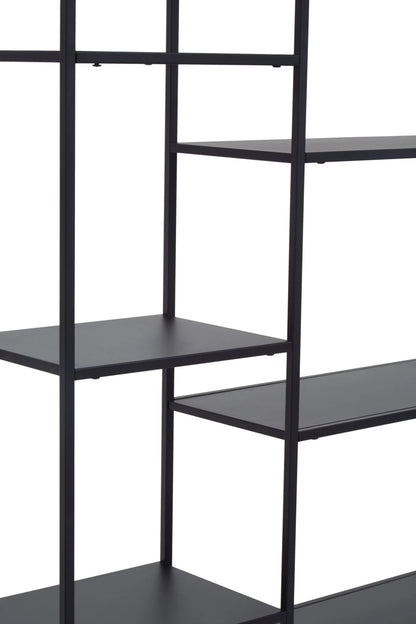 Oxford Black Metal Multi Tier Shelf Unit