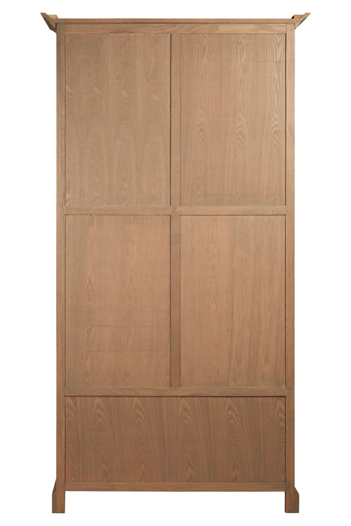 Cannes Oak Wood Tall Cabinet 