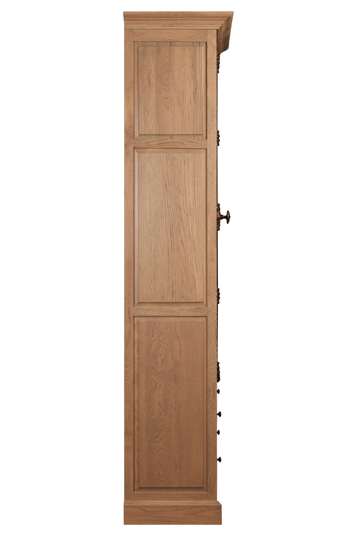 Cannes Oak Wood Tall Cabinet 