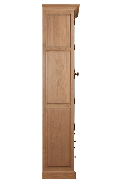 Cannes Oak Wood Tall Cabinet 