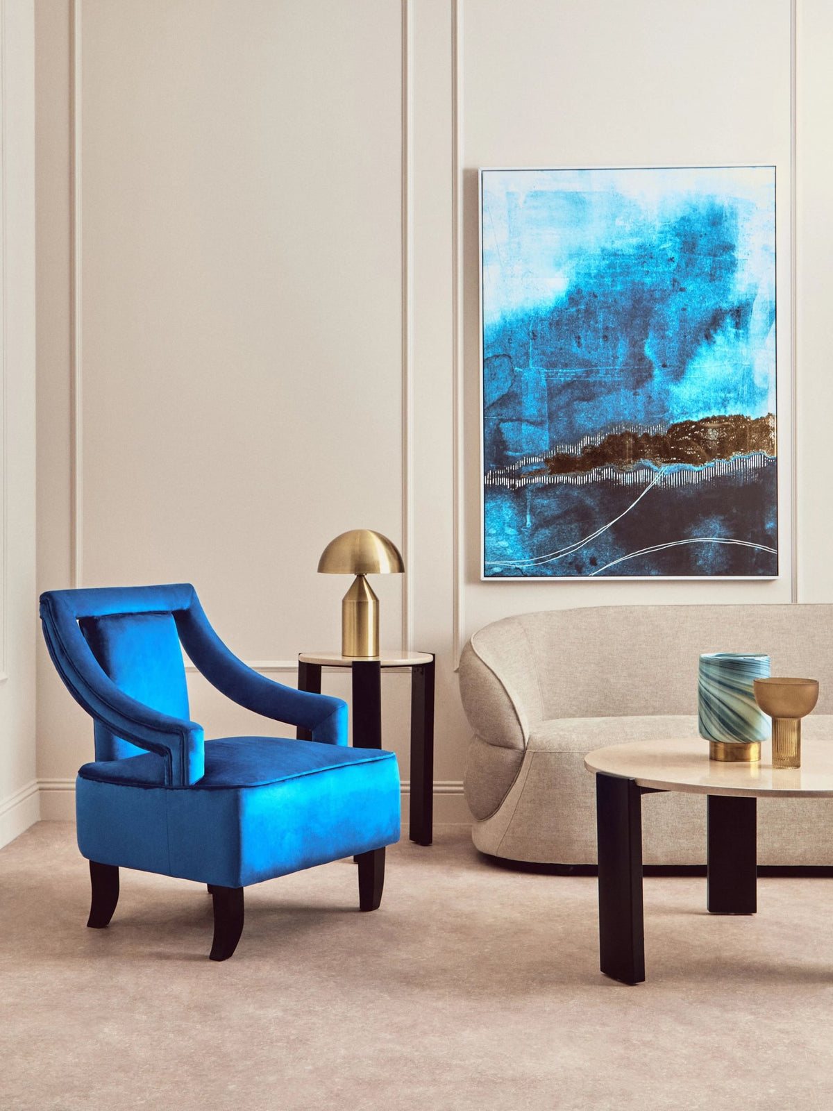 Ross Velvet Chair 