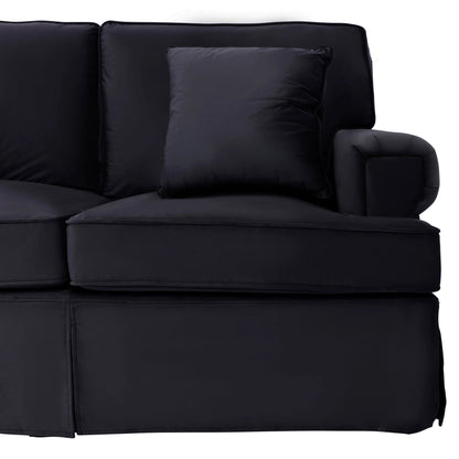 Whitby Three Seat Velvet Right Chaise Sofa 