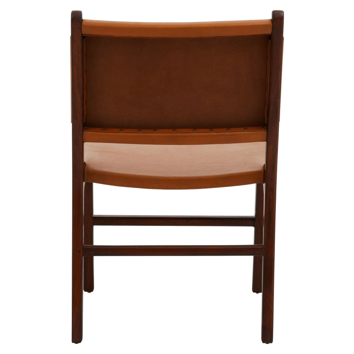 Carlton Antique Brown Leather Chair