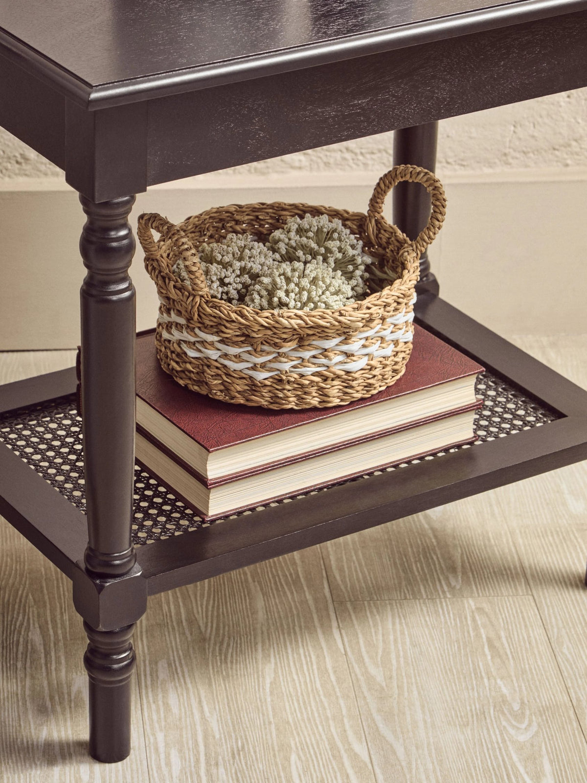 Savoy Wooden Side Table with Lower Shelf 