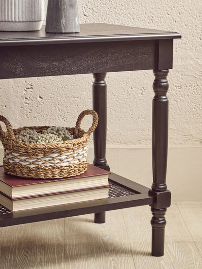 Savoy Wooden Side Table with Lower Shelf 