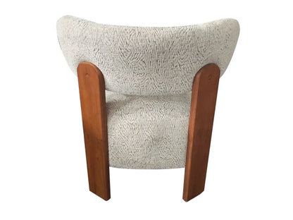 Snape Natural Animal Jacquard Pattern Lounge Chair