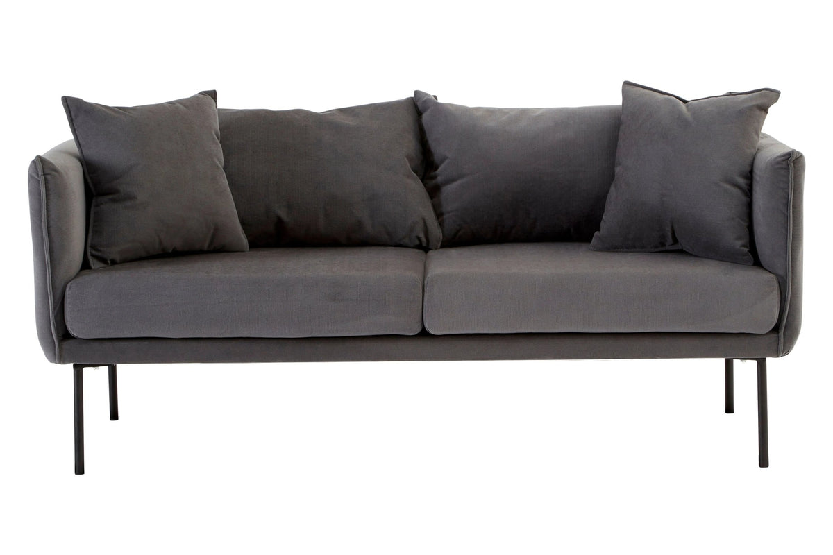 Penzance Two Seater Grey Sofa