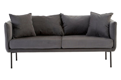 Penzance Two Seater Grey Sofa