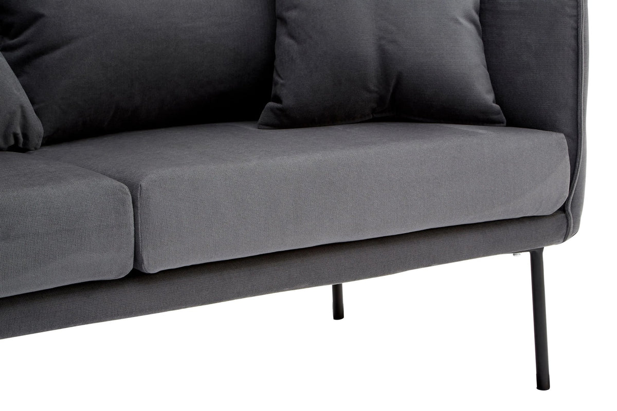 Penzance Two Seater Grey Sofa