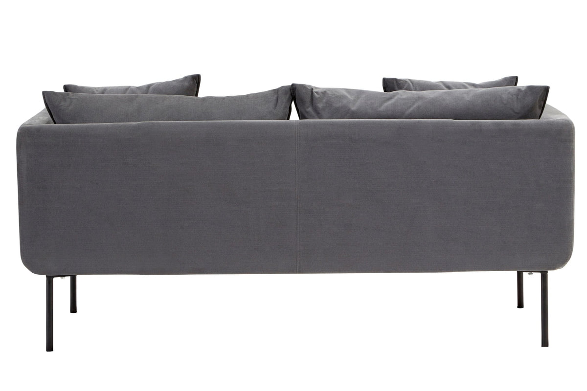 Penzance Two Seater Grey Sofa